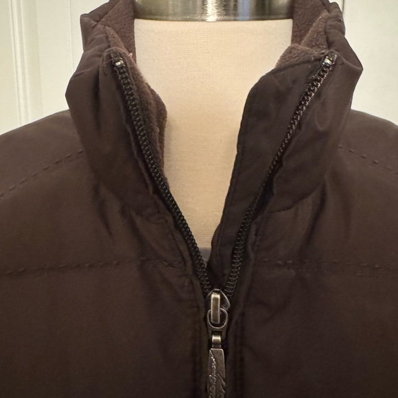 Eddie Bauer Brown Puffer Jacket with Stand-Up Collar - Picture 2 of 7